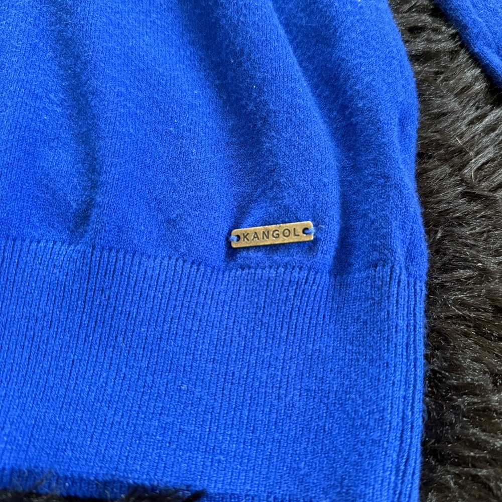 Kangol Men's Vibrant Blue Zip-Up Sweater - Picture 2 of 4